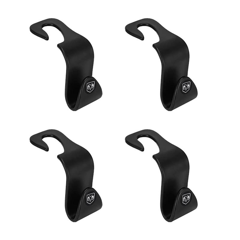 2/4Pcs Car Seat Hook Multifunctional Storage Hanger Car Styling for Dodge Journey Caliber Challenger Charger Ram 1500 Stratus Dart Dakota Durango