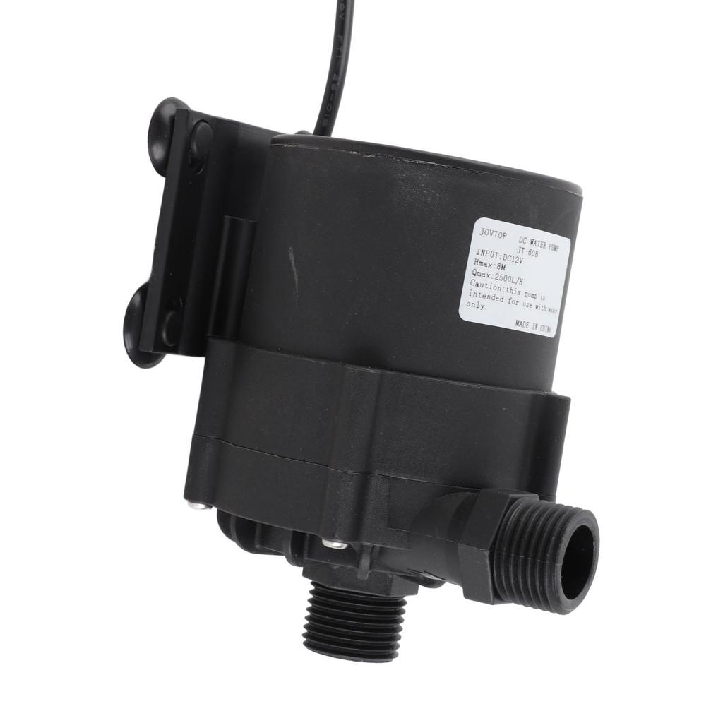 Pompă de apă DC fără perii Mini submersibilă Booster pentru acvariu cu debit mare 2500m3h 12V JT?60B