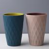 Double-layer Mouthwash Cup Soft Rubber CoatingCouple Brushing Cup Washing Cup Plastic Toothbrush Cup