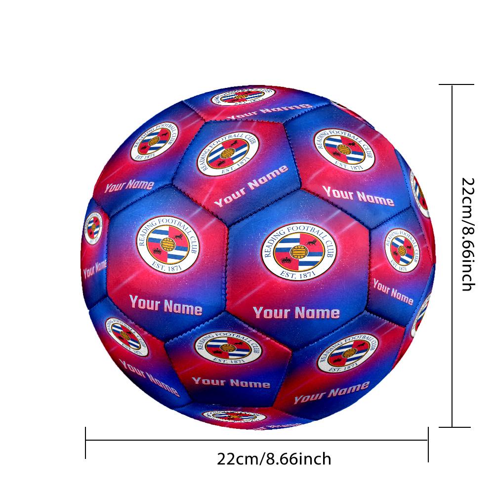 Reading FC Fashion Size 5 Football Wearproof Non‑Slip Soccer Ball For Sports Training Entertainment Use
