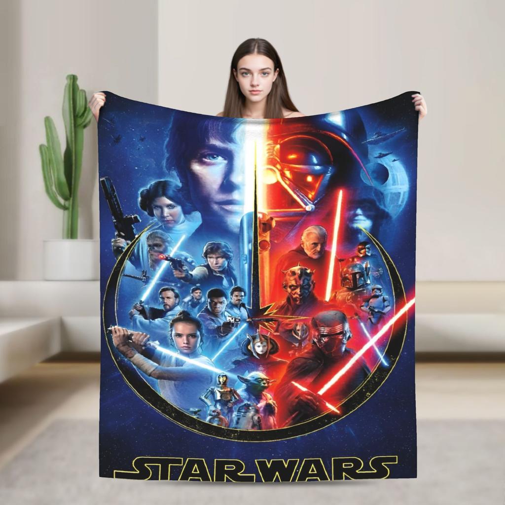 Game Film W-Warss Fleece Blankets S-Stars Awesome Throw Blanket for Home 200x150cm Bedspread
