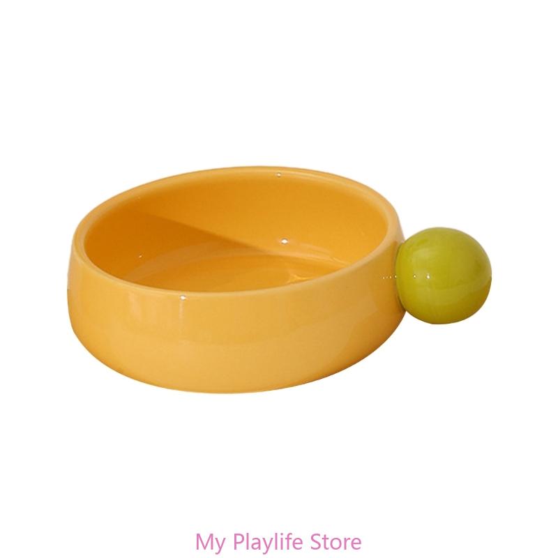Pet Food Feeder and Waterer Detachable Cat Anti-overturning Bowl Anti-Leak Tableware Raised Bowl Accesoories