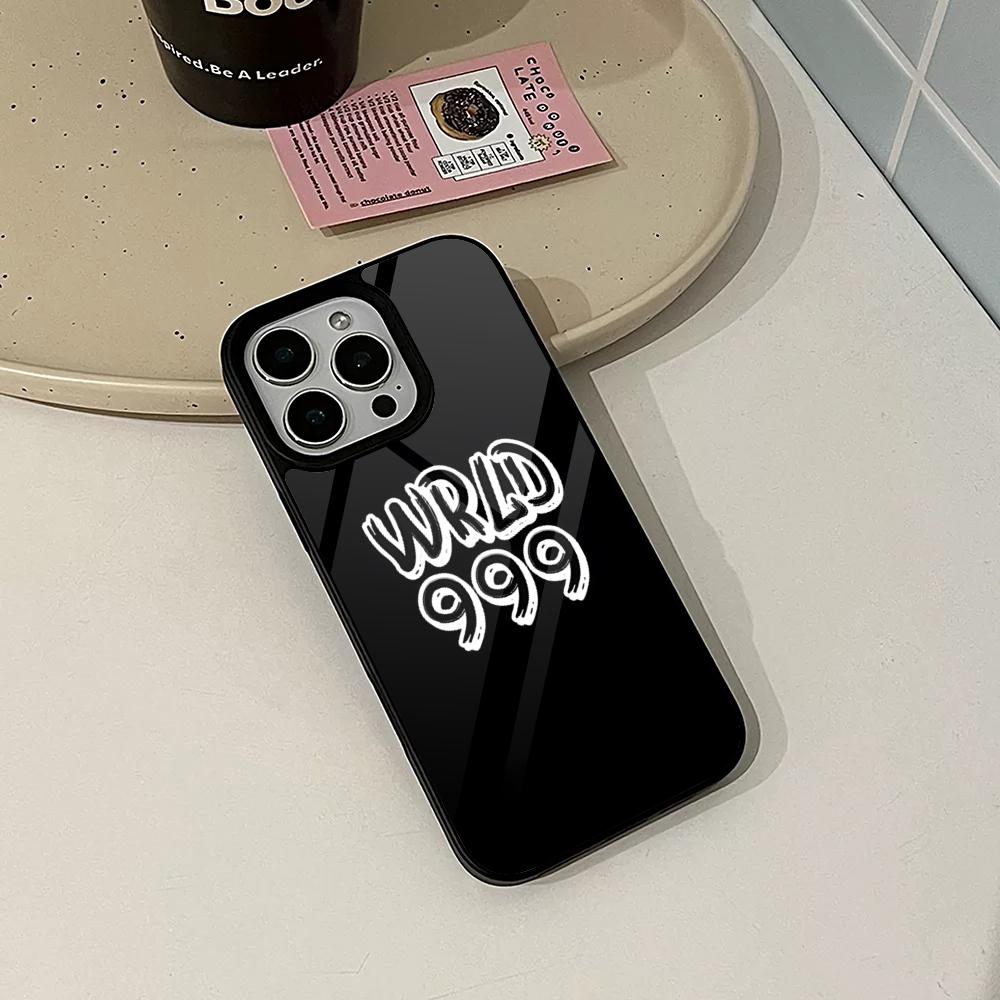 Rapper 999 J-Juice W-WRLD Phone Case for Iphone 17 16 15 14 Air 13 12 11 Pro Max Mini Plus Fundas Shell PC+TPU Cover