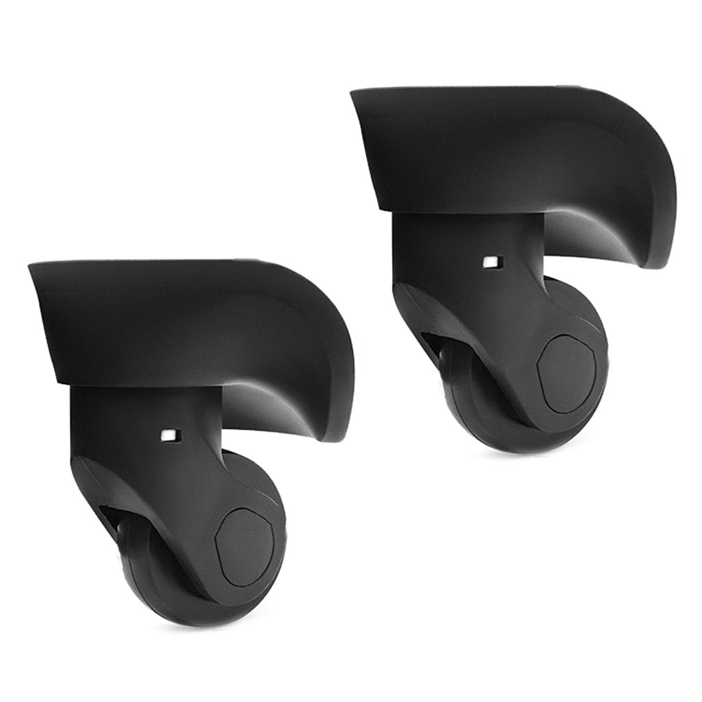 1 pereche de roți pentru bagaje Valisă roată de înlocuire Kit de reparare a hardware-ului cu role roată roată de 360 de grade