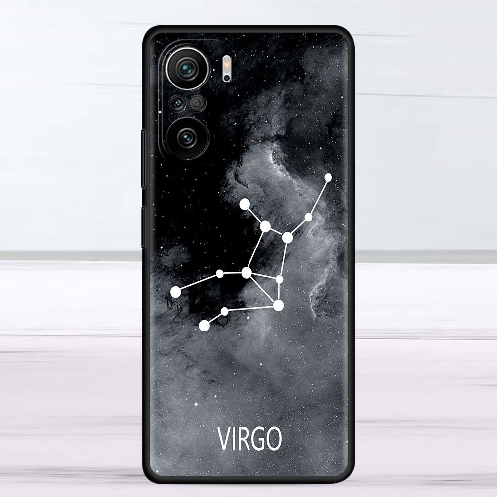 Case For Xiaomi Redmi Note 11 9S 10 9 8 7 9A 9C 9i K40 8T 10C 9T K50 Silicone Phone Shell Twelve Constellations