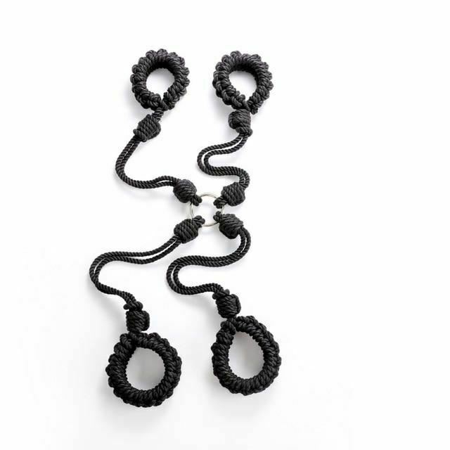 Braided Shibari Rope  Handcuffs Ankle Cuffs Restraints  Hogtie Cuffs & Shackles