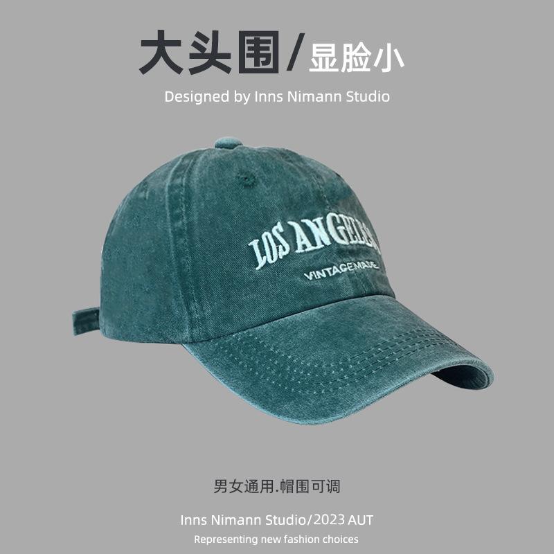 

Бейсболка с трехмерной вышивкой букв LA бренда Tide для мужчин и женщин, парная, универсальная, для модных показов, визуально уменьшающая лицо Adjustable