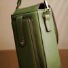 RSINC Small Crossbody Bags Semi Oval PU Leather Adjustable Shoulder Olive Green B0DVQ175YL