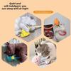 Cat Doll, Biting The Rope To Relax. Rope Toy for Relieving Boredom and Chewing. Cat-shaped Toy with Fruit and Mint Flavor. New Cat Toy.