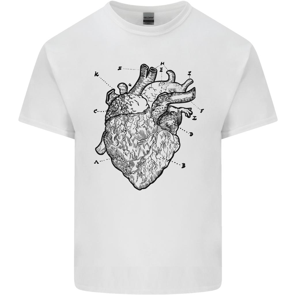 Heart Diagram Unisexs Light Cotton TShirt