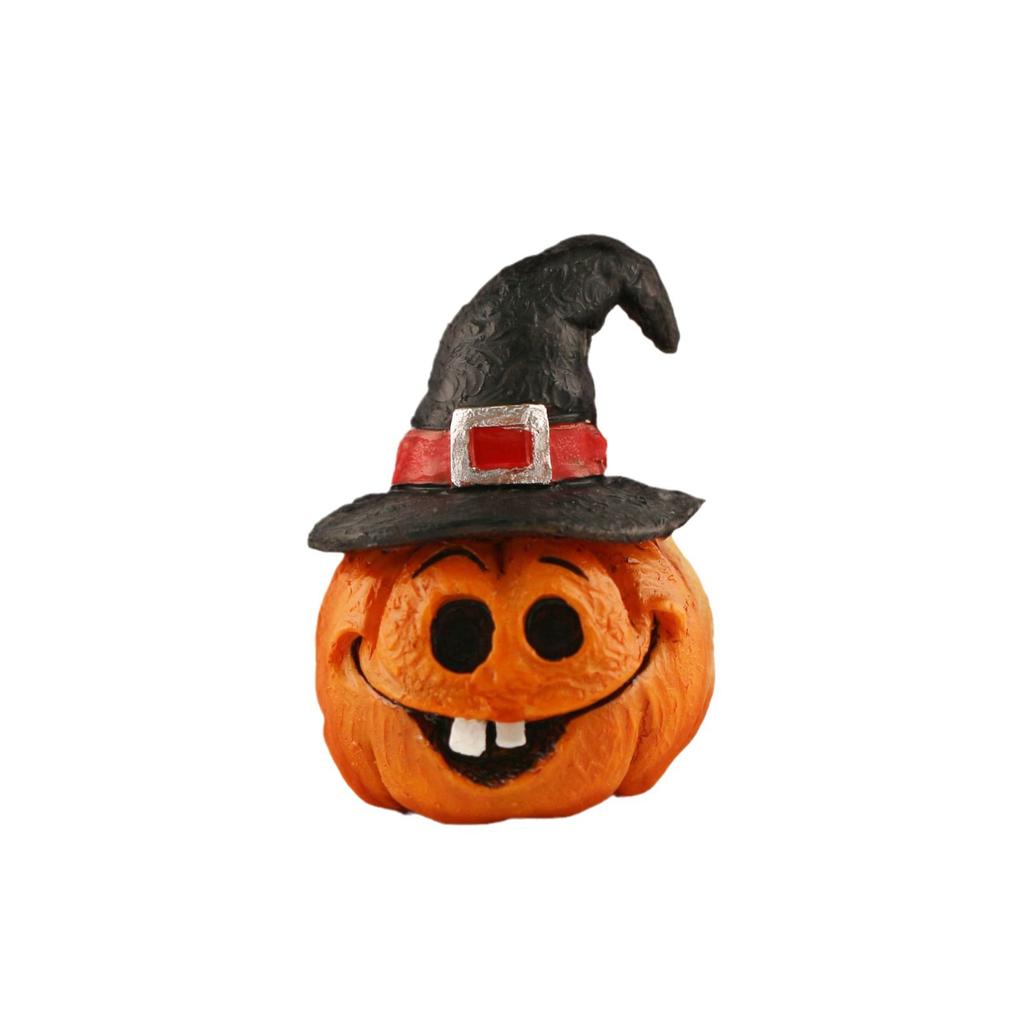 4PCS Pumpkin Head Ghost Halloween Scene Decoration Trendy Play Festival Atmosphere Decoration Desktop Decoration Small Ornament