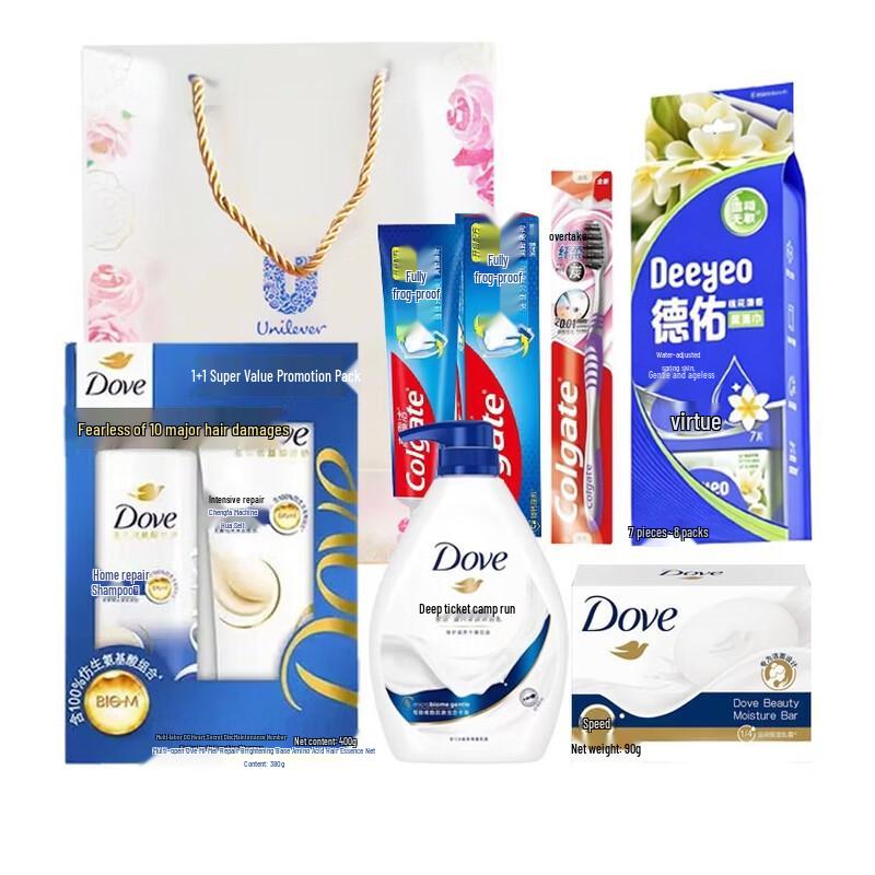 Подарочный набор для личной гигиены Dove из 7 предметов