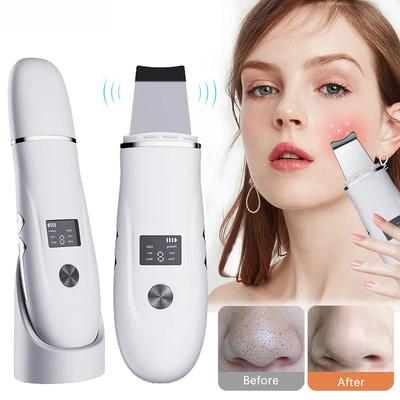 Ultrazvuková škrabka na pleť Odstraňovač čiernych bodiek Ultrazvukový peeling Čistič pórov Hĺbkové čistenie pleti Škrabka Ultrazvuková pleťová špachtľa