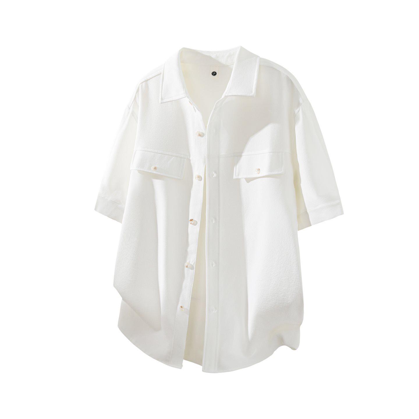 2026 Trendy Men s Japanese Style Short Sleeve Polo T-shirt L