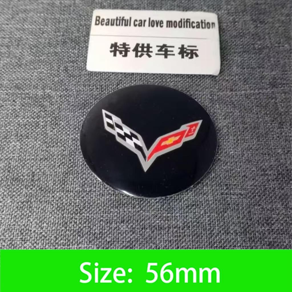 56-65mm Car Wheel Center Hub Cap Emblem Sticker Accessories For Chevrolet Cruze Sonic Silverado Trax Camaro Captiva Aveo Z71 SSR