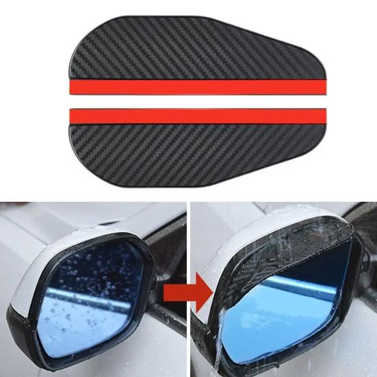 Visiera antipioggia per specchietto retrovisore auto, protezione in PVC, parapioggia per specchietto auto, copertura antipioggia per specchietto laterale, sopracciglio antipioggia per SUV, camion, accessori auto