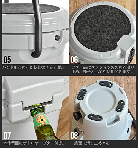 Ice bucket gallon Deelight Ice Bucket 2.5 [olive / 9.34L]