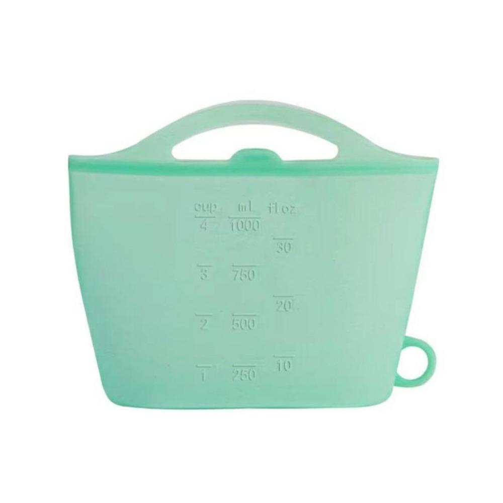 

1000/1200ml Food Storage Bag Food-grade Silicone Cooler Bags Food Packaging Bag Vegetable 1000ml