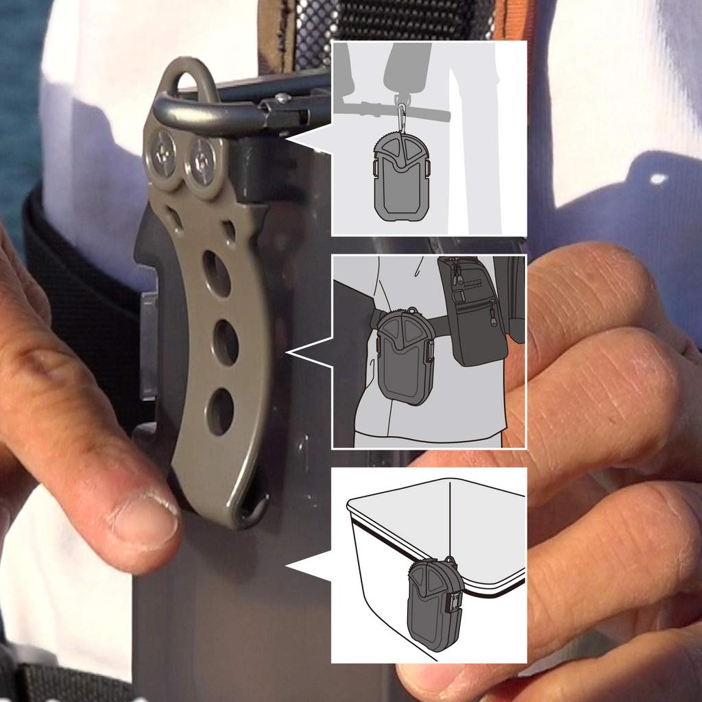 Daiichi Seiko Junk Pocket #130 Black 143x81x50mm