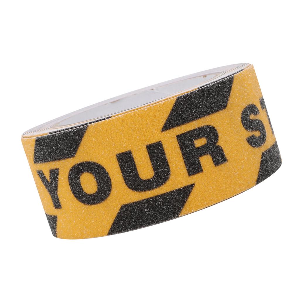 Watch Your Step Non Slip Tape Floor Stair Step Anti Slip Abrasive Safety PVC Tape 5m