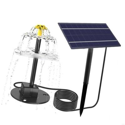 Solarbetriebene Wasserpumpen für Vogelbäder Mehrere Sprühoptionen Einfach zu installieren Solare Gartenpumpen J0MC