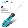 163-215mm Screwdriver Black+Green+Silver Chrome-vanadium Steel