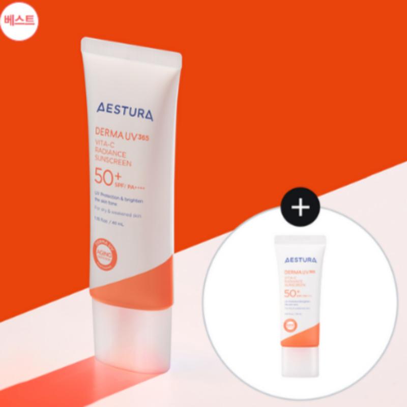 Astra DermaUV365 Vita C Glowing Hydration Sunscreen 40ml Set (+20ml)