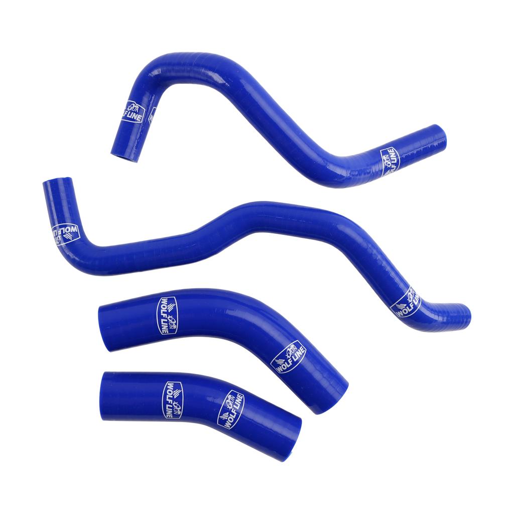 Kit de durites de liquide de refroidissement de radiateur en silicone Pour Yamaha Tenere 700 2019-2024 Bleu