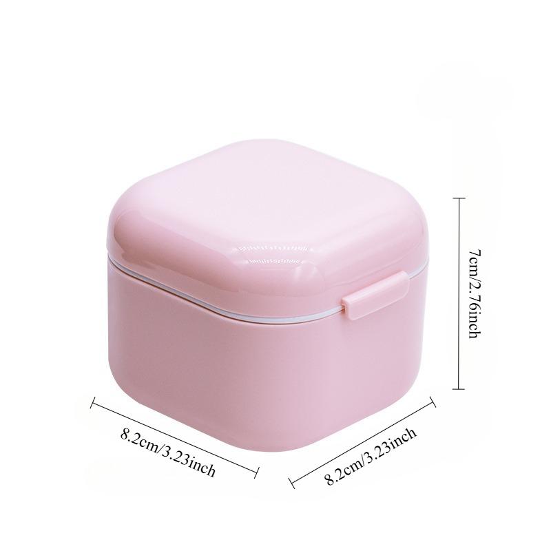 1pc, Nail Drill Bits Tool Storage Box - Soaking and Cleaning Box,Hollow Double-layer Design,Beauty Professionals and Enthusiasts