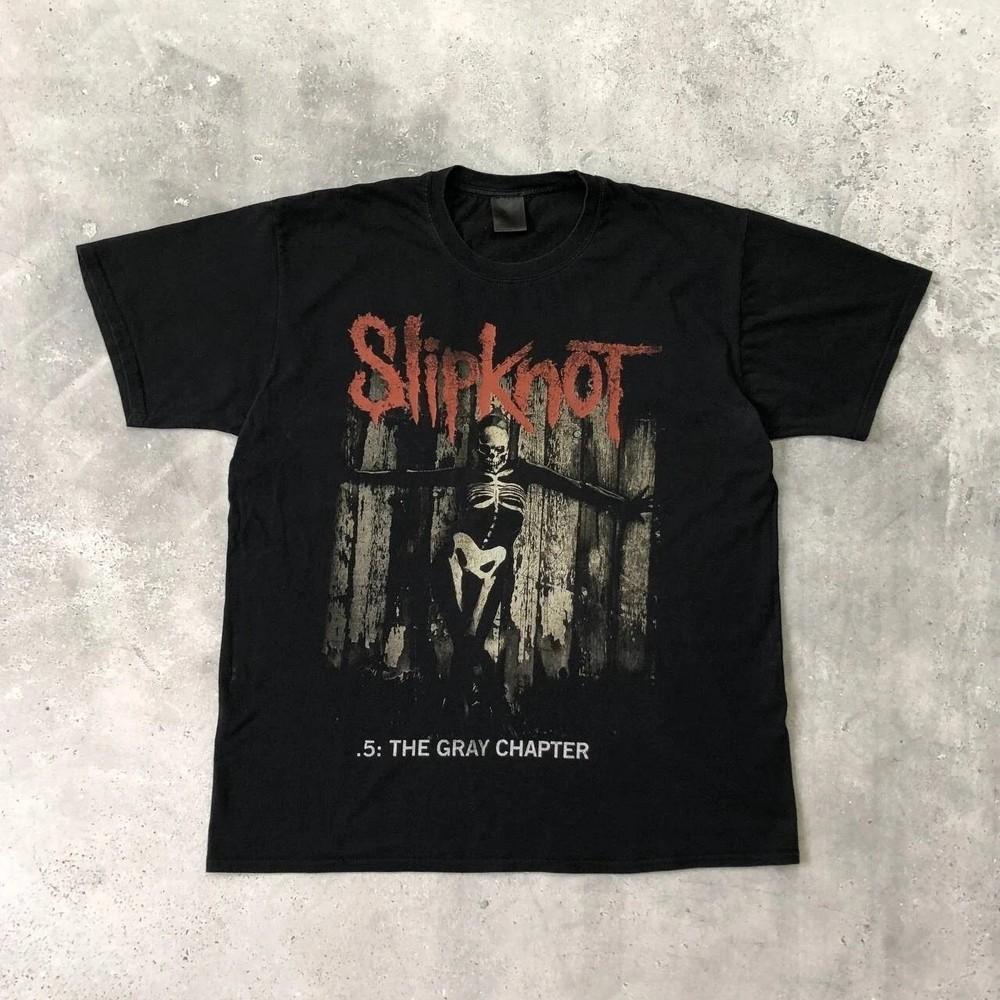 Slipknot Серый Глава Череп Официальная Футболка Мужская Унисекс Футболка L