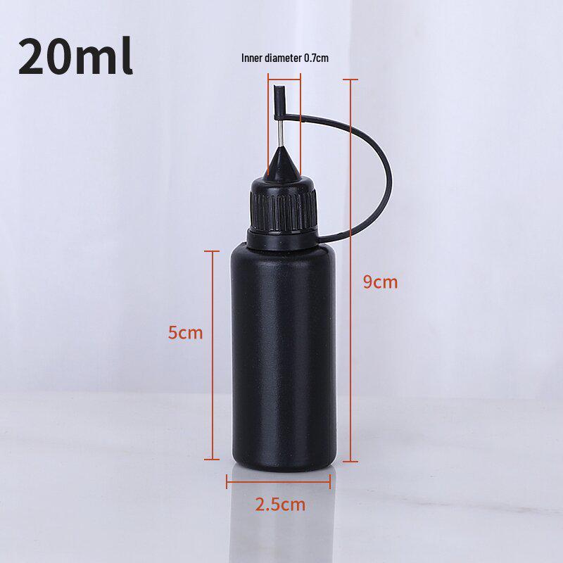 Bouteille PE à Trou d'Épingle pour Huiles Essentielles, Pigments, Colle et Encres