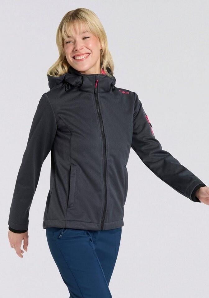 

Куртка CMP Softshell Jacket Zip Hood Women (39A5006M) Функциональная куртка 39A5006M titanium carmine red 40