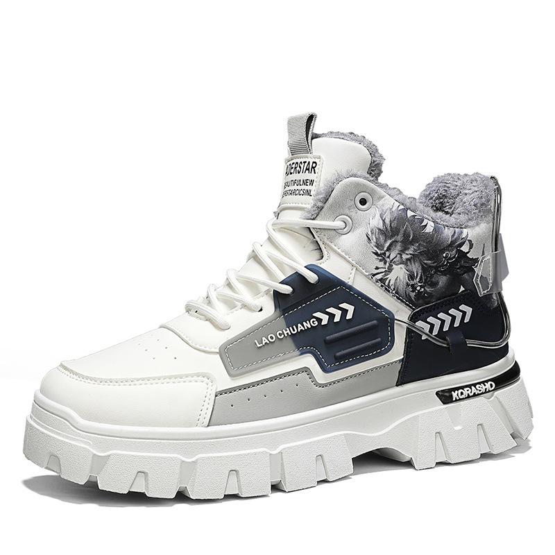 

Martin boots outdoor men and women fashion walking leisure sports couple trend high top velvet winter warm price 39