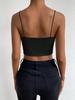 2025 Summer Women's Slim Fit Solid Color Thin Strap Tank Top