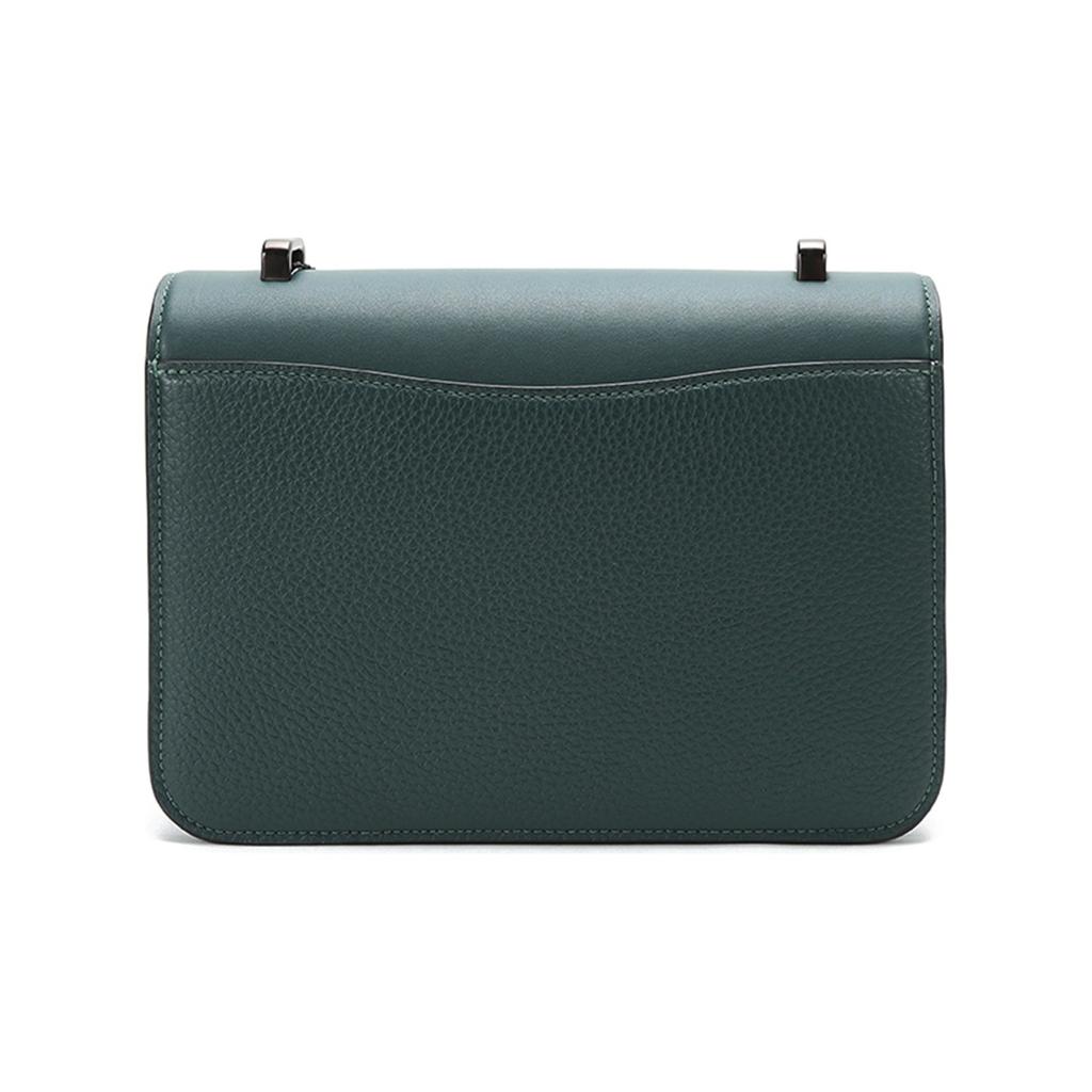 Coach Alie Color-Blocked Leder Crossbody Tasche Damen Crossbody Tasche Waldgrün C0714-V5FOR