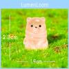 Micro Ornament Landscape Cute Noctilucent Bear For Home And Garden Decoration