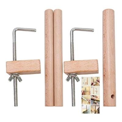 Sturdy Wood Crafting Clamps Set Of 2 For Stable Materials Fixing In Projects