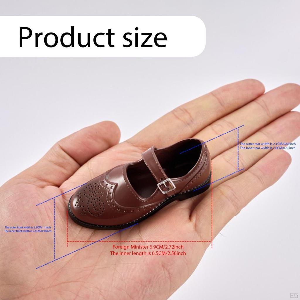 1/4 BJD Doll Shoes Dress up Lightweight Outfit Portable Easy to Wear Stylish Miniature Costume