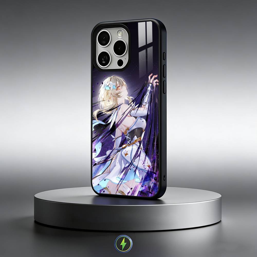 G-Genshin Lumine Impact   Phone Case For iPhone17,16,15,14,13,12,11 Plus,Pro Max Magnetic For Magsafe Wireless Charging