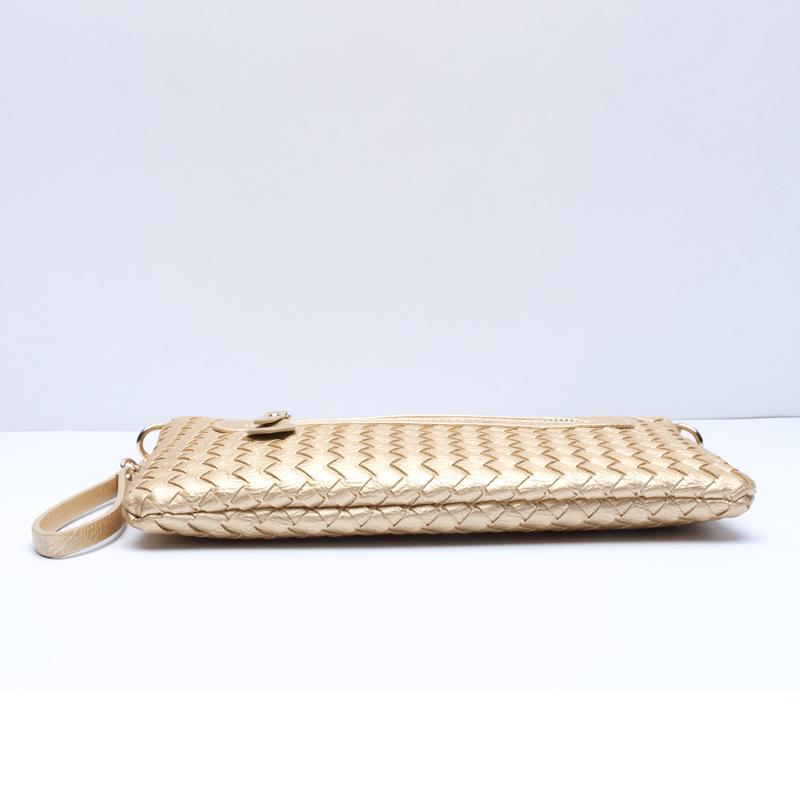 Handgewebte Umhängetasche mit einer Schulter, multifunktionale Handtasche für Geschäftsfrauen, Umschlagtasche