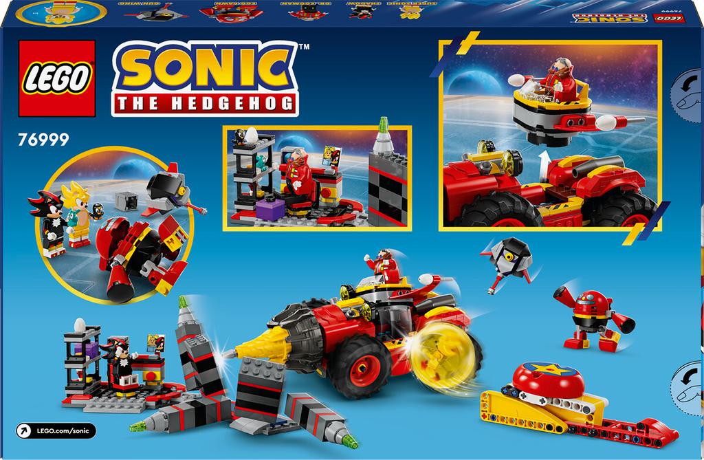 LEGO Sonic The Hedgehog Constructor – Super Sonic Vs. Egg Drillster (76999)