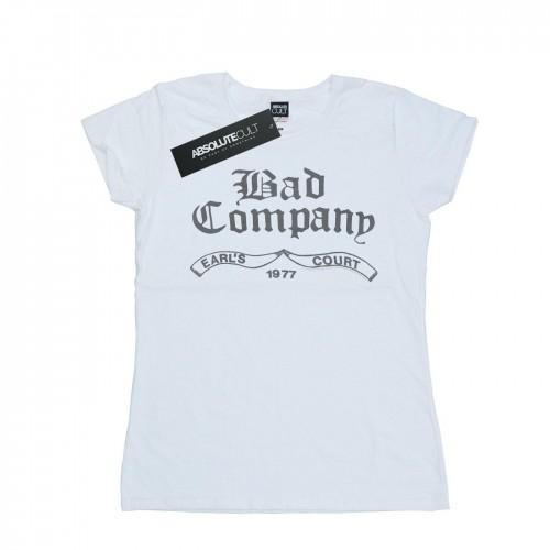 

Bad Company Womens/Ladies Earl´s Court 1977 Cotton T-Shirt XXL білий