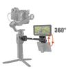 Handheld Gimbal Accessory Mount For Camera Cold Shoe Slots For Microphone, LED Video Light Extension Bracket Aluminum