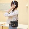Fashion versatile printed shoulder crossbody small square bag new niche women's chain women's bag