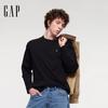 GAP Men's Brannan Bear Cotton Relaxed-Fit Long-Sleeve T-Shirt