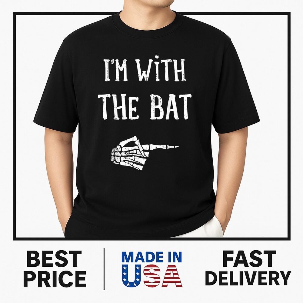I m with the bat funny matching couple costume halloween T-Shirt ON TREND Unisex T-Shirt XL