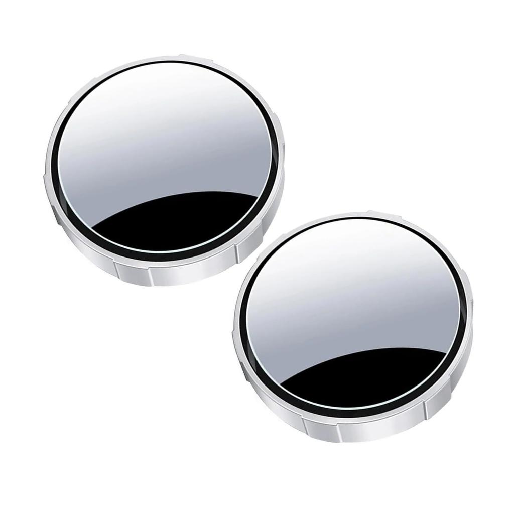 YUENTOEN Car Blind Spot Mirror Spiral Suction Cup Rearview Mirror 360 Degree Angle Adjustable Rotating Vacuum Adsorption Easy Installation Accide