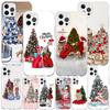 Christmas Girls Tree Gift Phone Case For iPhone 17 Air 16 Pro Max 16E 15 + 14 Plus 11 12 13 Mini 7 8 SE Gift Print Cover Fundas