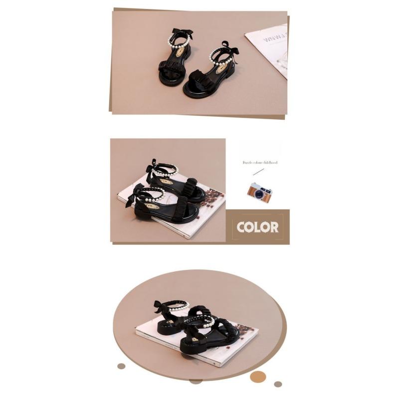 Girls' Sandals New Summer Fashion Sports Soft Sole Kids' Roman Sandals for Big Kids Students