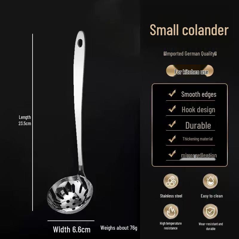 Duża chochla ze stali nierdzewnej z długim uchwytem – uniwersalne narzędzie kuchenne do zup, gorących potraw i nie tylko